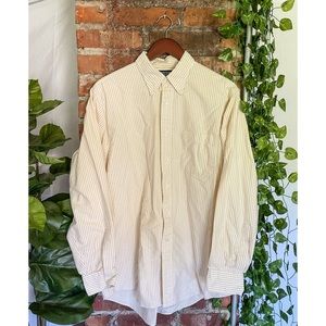 men’s lands’ end button down top